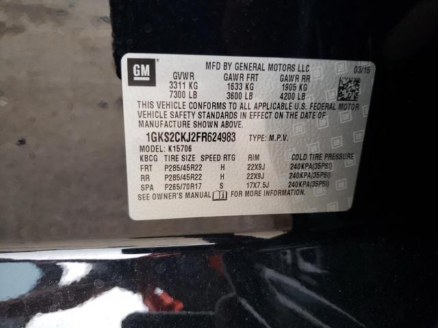 1GKS2CKJ2FR624983 GMC YUKON DENALI