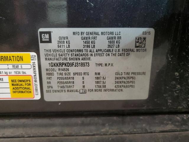 1GKKRPKD9FJ318973 GMC ACADIA SLE