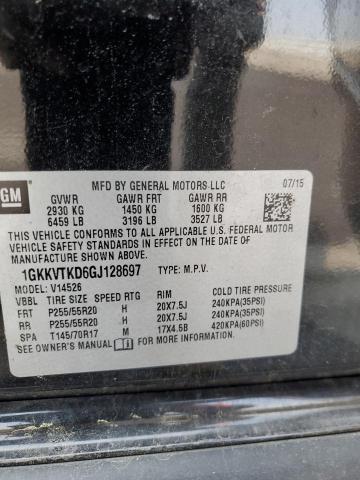 1GKKVTKD6GJ128697 GMC Acadia Denali