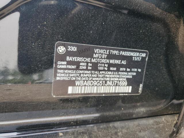 WBA8D9G51JNU71699 BMW 330 XI