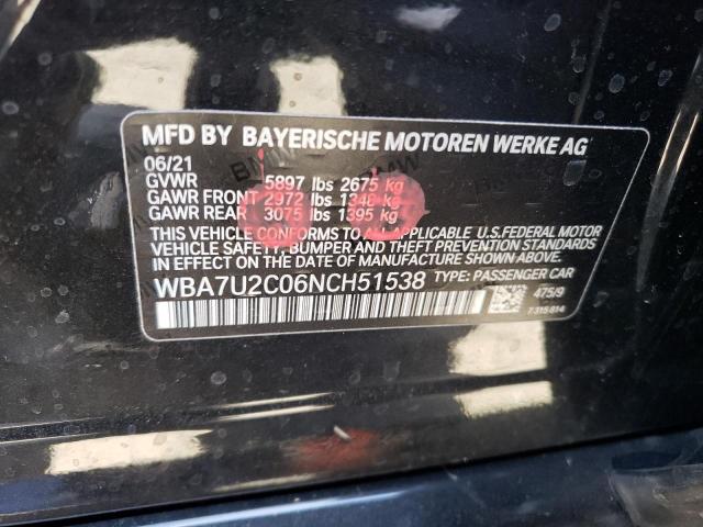 WBA7U2C06NCH51538 BMW 750 Xi
