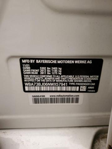 WBA73BJ06NWX57941 BMW 540 XI