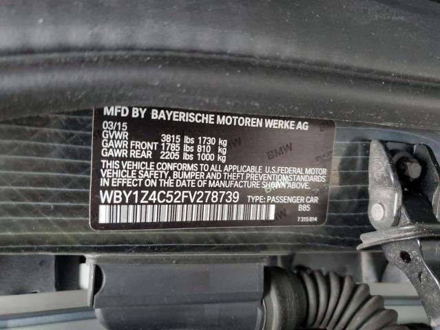 WBY1Z4C52FV278739 BMW I3 REX
