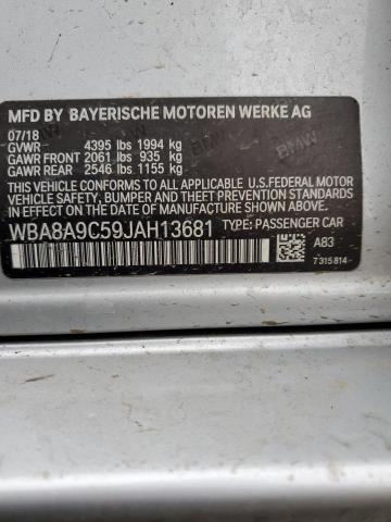 WBA8A9C59JAH13681 BMW 320 I
