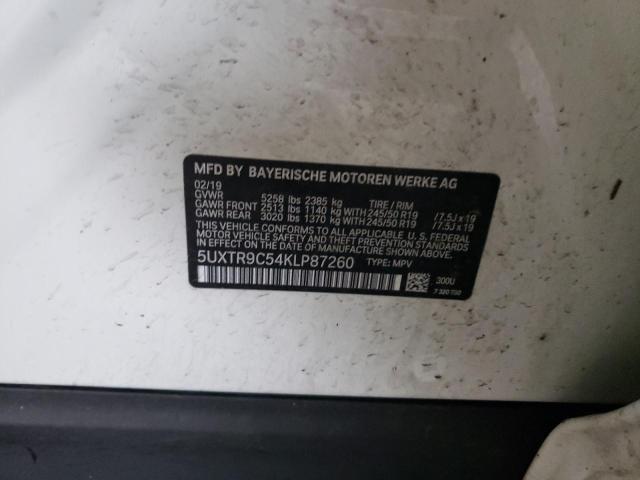 5UXTR9C54KLP87260 BMW X3 Xdrive30i