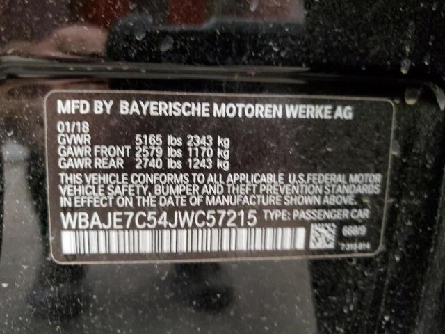 WBAJE7C54JWC57215 BMW 540 XI