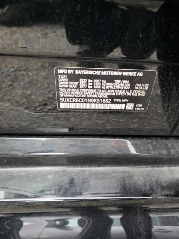 5UXCR6C01N9K51662 BMW X5 Xdrive40i