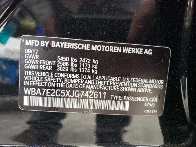 WBA7E2C5XJG742611 BMW 740 I