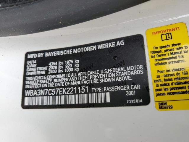 WBA3N7C57EK221151 BMW 428 I