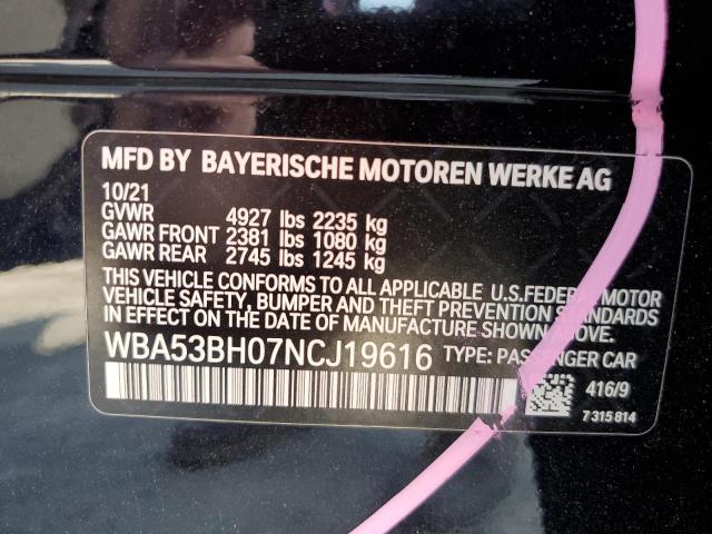WBA53BH07NCJ19616 BMW 530 I