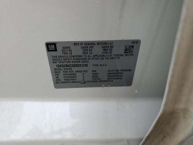 1GKS2BKC3GR201245 GMC YUKON SLT