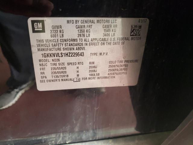 1GKKNVLS1HZ229643 GMC Acadia All Terrain