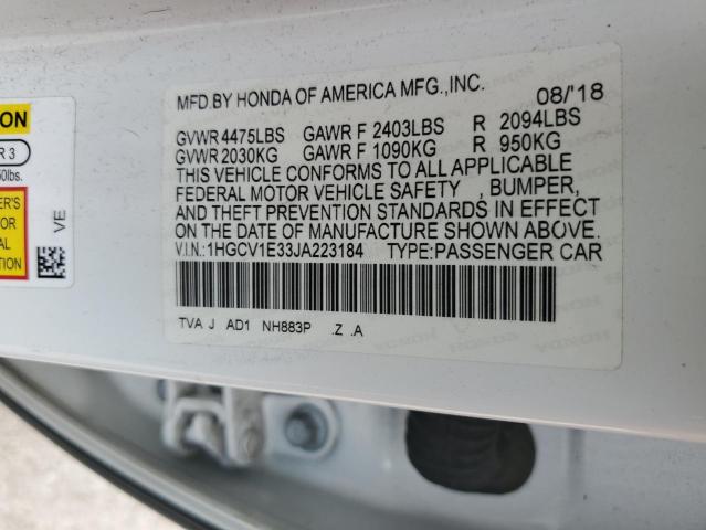 1HGCV1E33JA223184 Honda Accord Sport