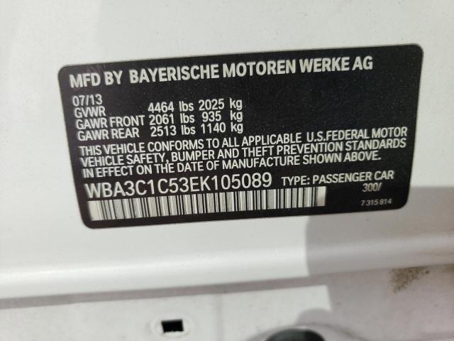 WBA3C1C53EK105089 BMW 328 I Sulev