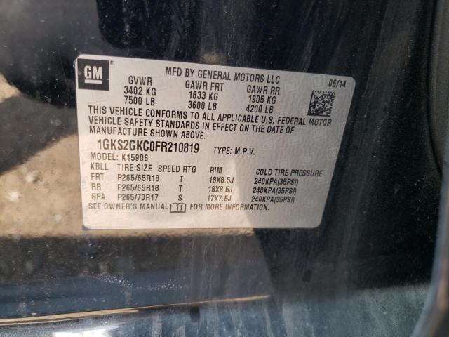 1GKS2GKC0FR210819 GMC Yukon Xl K1500 Sle