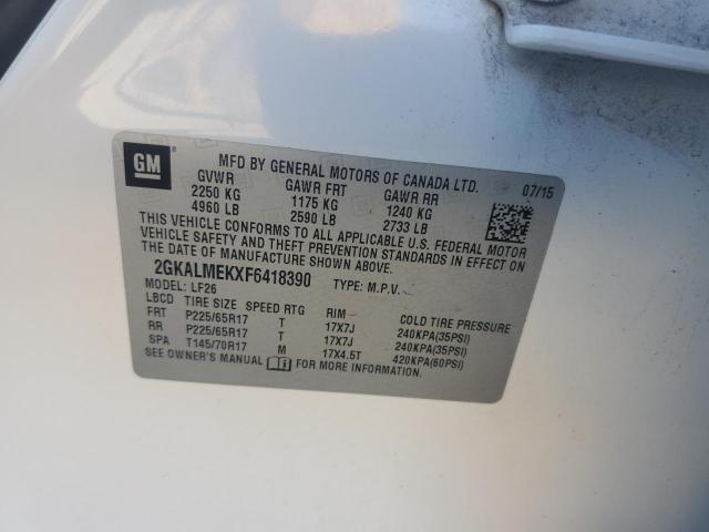 2GKALMEKXF6418390 GMC Terrain Sle