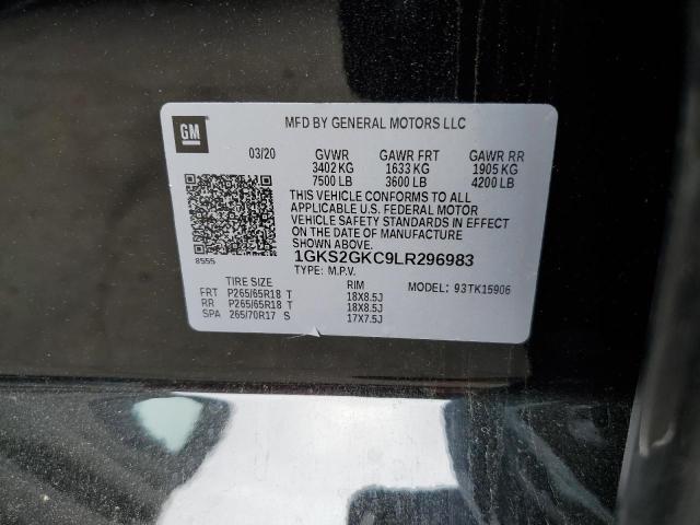 1GKS2GKC9LR296983 GMC Yukon Xl K1500 Slt