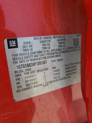 1GTG5BE30F1201267 GMC CANYON SLE