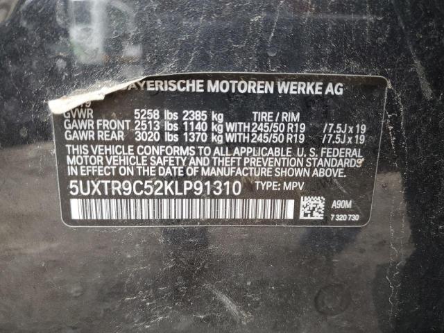 5UXTR9C52KLP91310 BMW X3 Xdrive30i