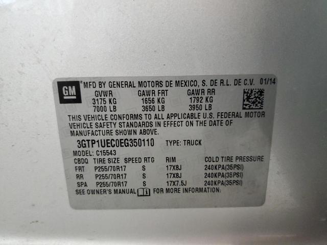 3GTP1UEC0EG350110 GMC Sierra C1500 Sle