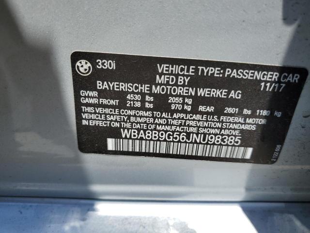 WBA8B9G56JNU98385 BMW 330 I