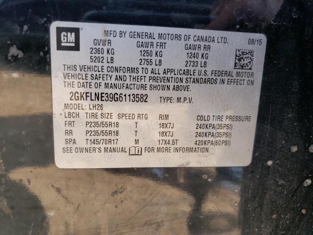 2GKFLNE39G6113582 GMC Terrain Sle
