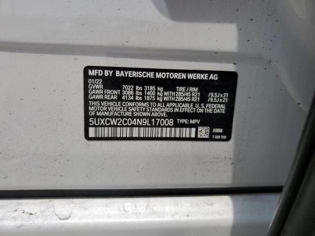 5UXCW2C04N9L17008 BMW X7 Xdrive40i