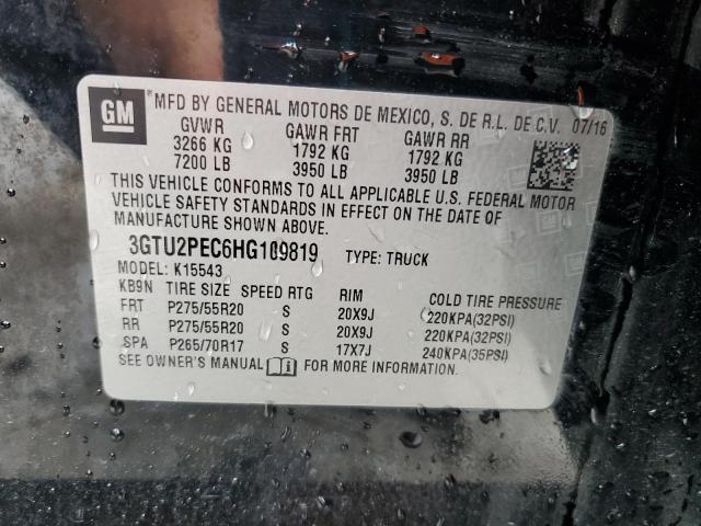 3GTU2PEC6HG109819 GMC Sierra K1500 Denali
