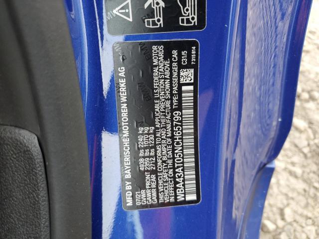 WBA43AT05NCH65799 BMW 430xi