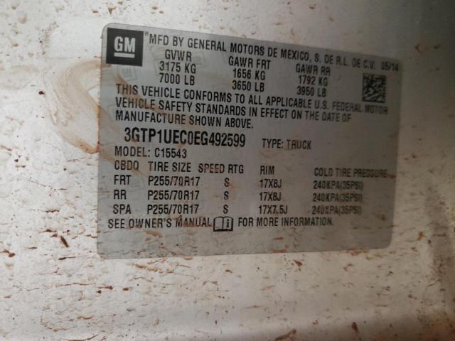 3GTP1UEC0EG492599 GMC Sierra C1500 Sle