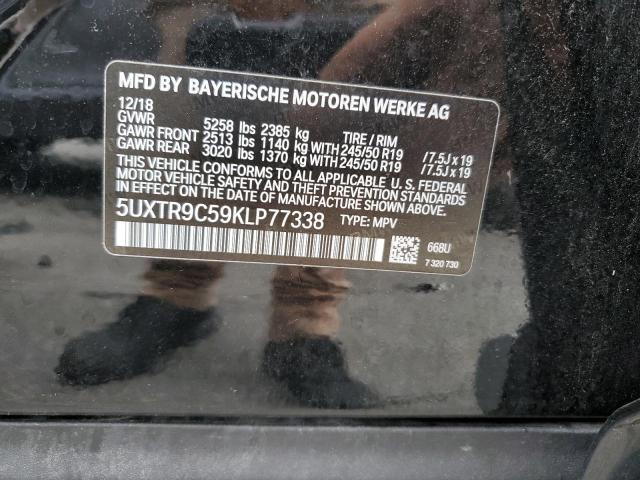 5UXTR9C59KLP77338 BMW X3 Xdrive30i