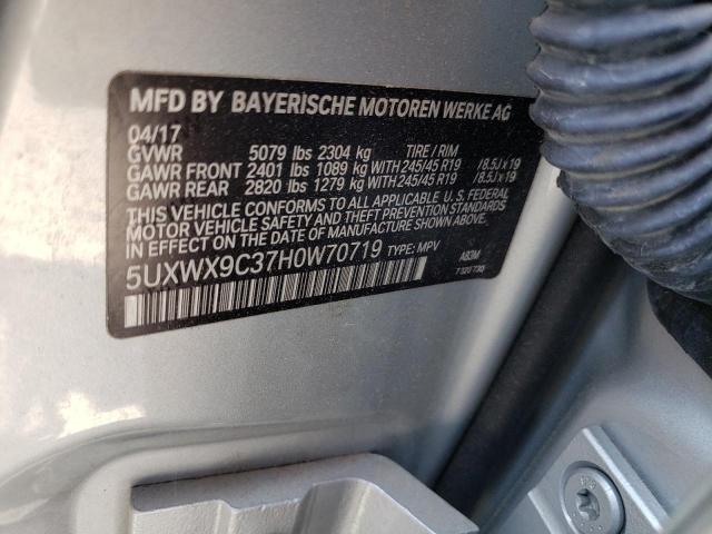 5UXWX9C37H0W70719 BMW X3 Xdrive28i