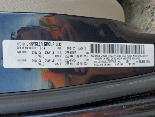 2C4RDGBG6ER332018 Dodge Grand Caravan Se