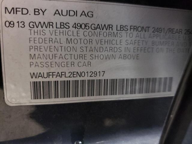 WAUFFAFL2EN012917 Audi A4 Premium Plus