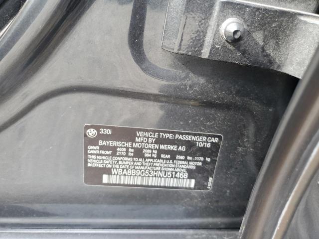 WBA8B9G53HNU51468 BMW 330 I