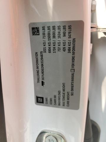 3GTU9DED5KG294875 GMC Sierra K1500 Slt