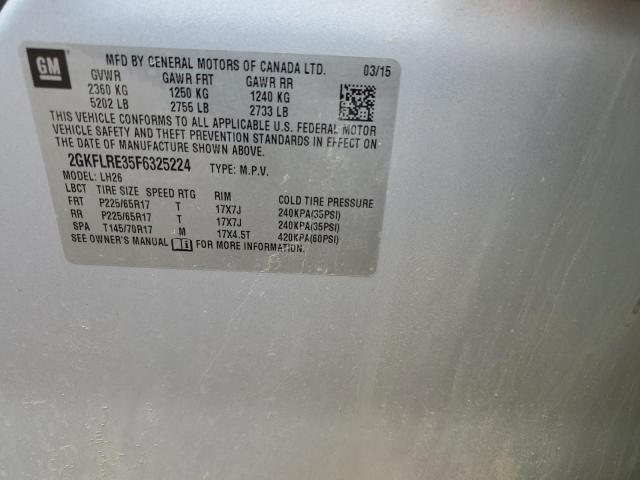 2GKFLRE35F6325224 GMC Terrain Sle
