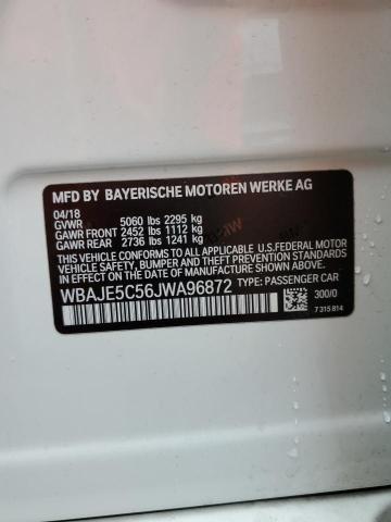 WBAJE5C56JWA96872 BMW 540 I