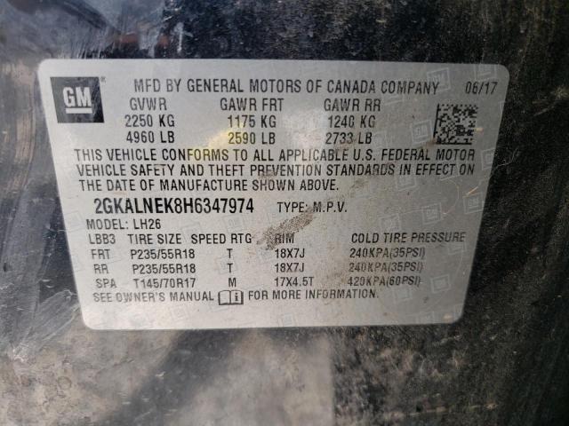 2GKALNEK8H6347974 GMC Terrain Sle