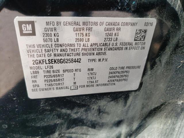 2GKFLSEK8G6258442 GMC Terrain Sle