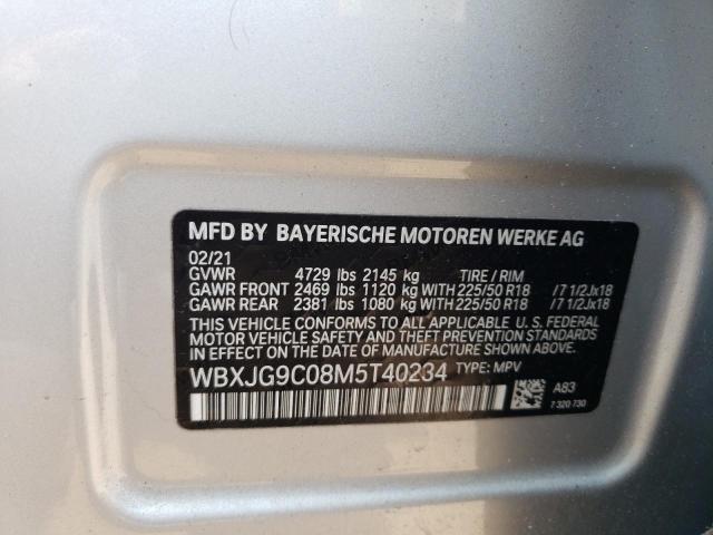 WBXJG9C08M5T40234 BMW X1 Xdrive28i