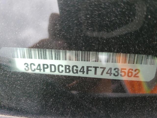 3C4PDCBG4FT743562 Dodge Journey Sxt