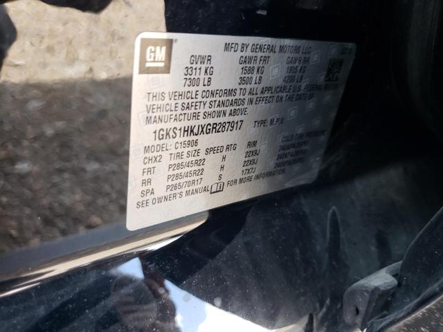 1GKS1HKJXGR287917 GMC YUKON XL DENALI