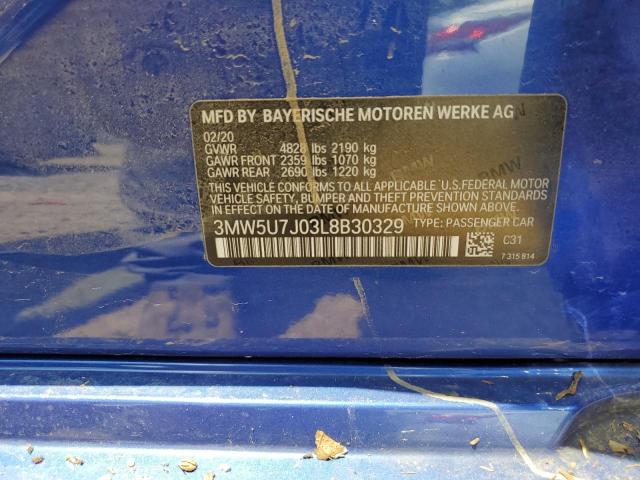 3MW5U7J03L8B30329 BMW M340I
