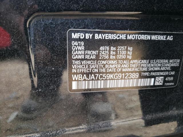 WBAJA7C59KG912389 BMW 530 XI