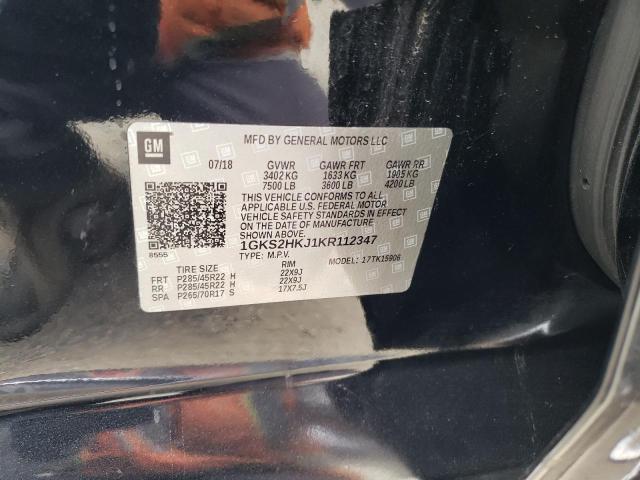 1GKS2HKJ1KR112347 GMC YUKON XL DENALI