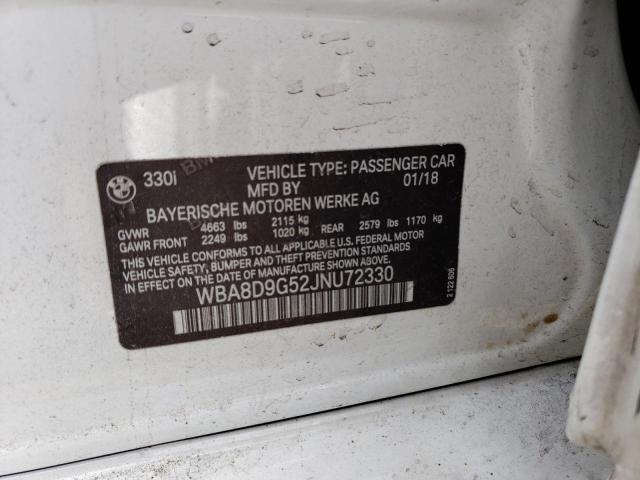 WBA8D9G52JNU72330 BMW 330 XI
