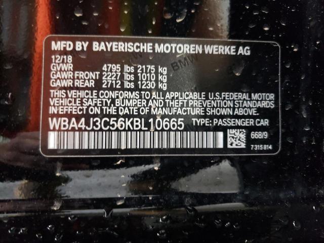 WBA4J3C56KBL10665 BMW 430xi Gran Coupe