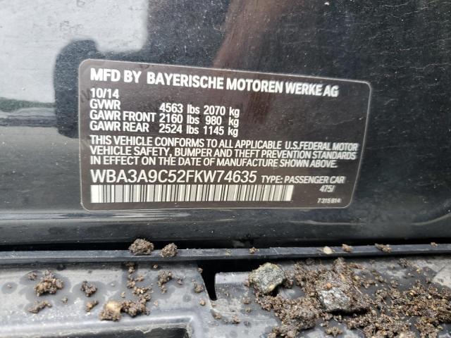 WBA3A9C52FKW74635 BMW 335 I