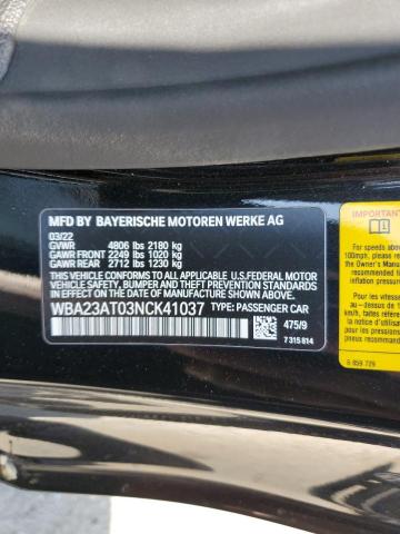 WBA23AT03NCK41037 BMW 430I